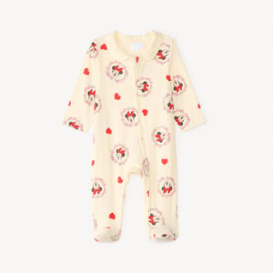 Pijama con cuello de putti Minnie Disney para niña. 