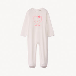 Pelele de jersey estampado para bebé niña 