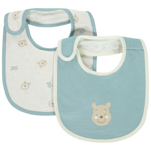 Pack de 2 baberos divertidos Winnie Disney para bebé niño  Main Pack de 2 baberos divertidos Winnie Disney para bebé niño