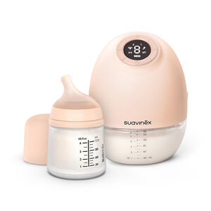 Sacaleches eléctrico simple manos libres SX Mikin + Biberón Zero.Zero 120ml - Fair 