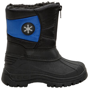 Botas de esquí de goma con cuello con cremallera del 24 al 27 