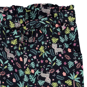 Pantalón fluido para atar con estampado fantasía para bebé niña 