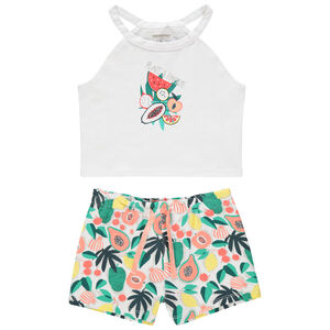 Conjunto estampado frutas 