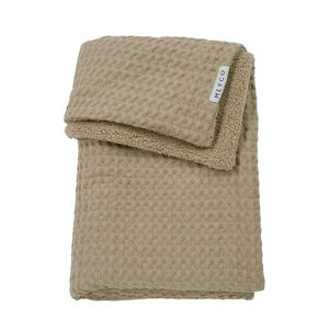 Manta minicuna moufflon Tog 2 Me-waffle marrón topo 