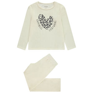 Pijama de 2 piezas de terciopelo estampado para niña  Main Pijama de 2 piezas de terciopelo estampado para niña