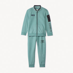 Ensemble jogging en molleton piqué pour garçon  Main Ensemble jogging en molleton piqué pour garçon