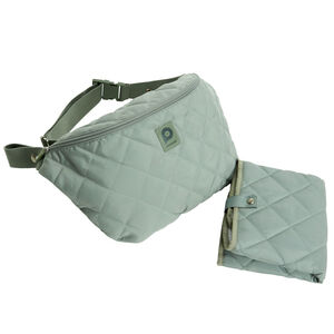 Riñonera cambiador acolchada Stockholm verde con cambiador incluido  Main Riñonera cambiador acolchada Stockholm verde con cambiador incluido