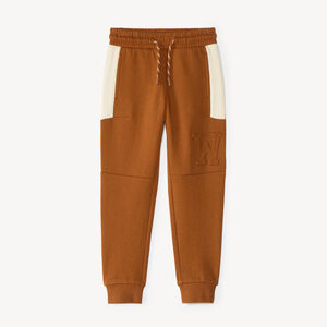 Pantalón de chándal niño en polar colorido. 