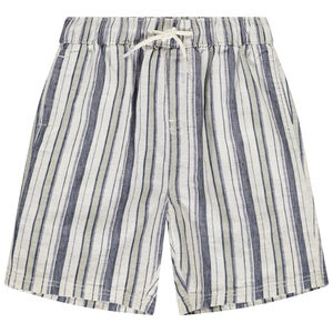 Bermudas de tela a rayas para niño 