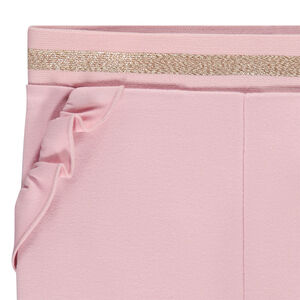 Culotte lisa en milano con detalles de volantes para bebé niña 