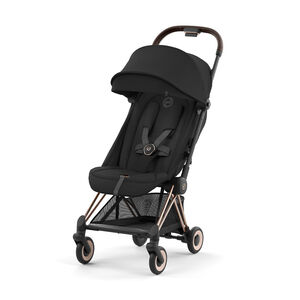 Silla de paseo ultracompacta Coya chasis rose gold color sepia black  Main Silla de paseo ultracompacta Coya chasis rose gold color sepia black