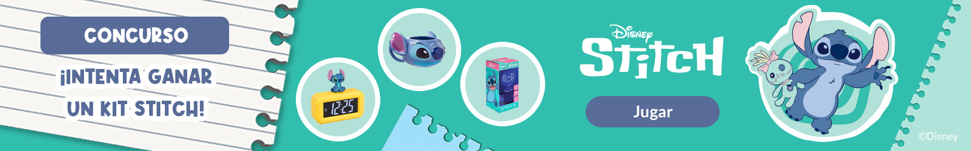 Concurso – ¡Intenta ganar un kit Stitch!
