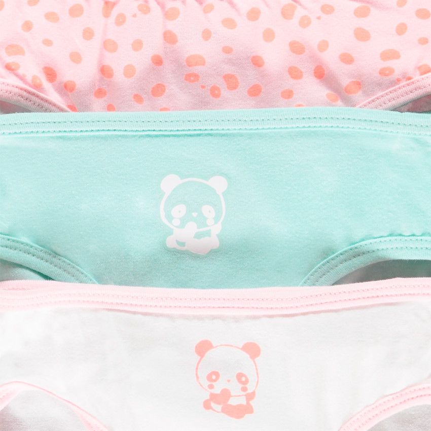 Pack 3 braguitas motivo panda 