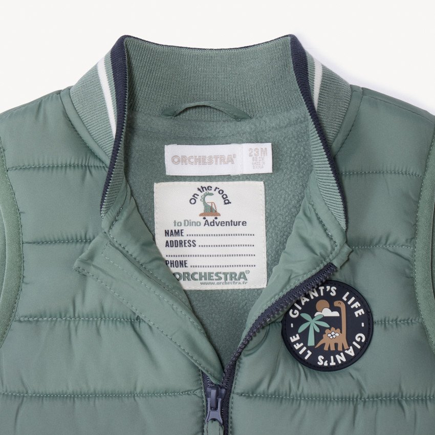 Chaleco divertido de dino para bebé niño 