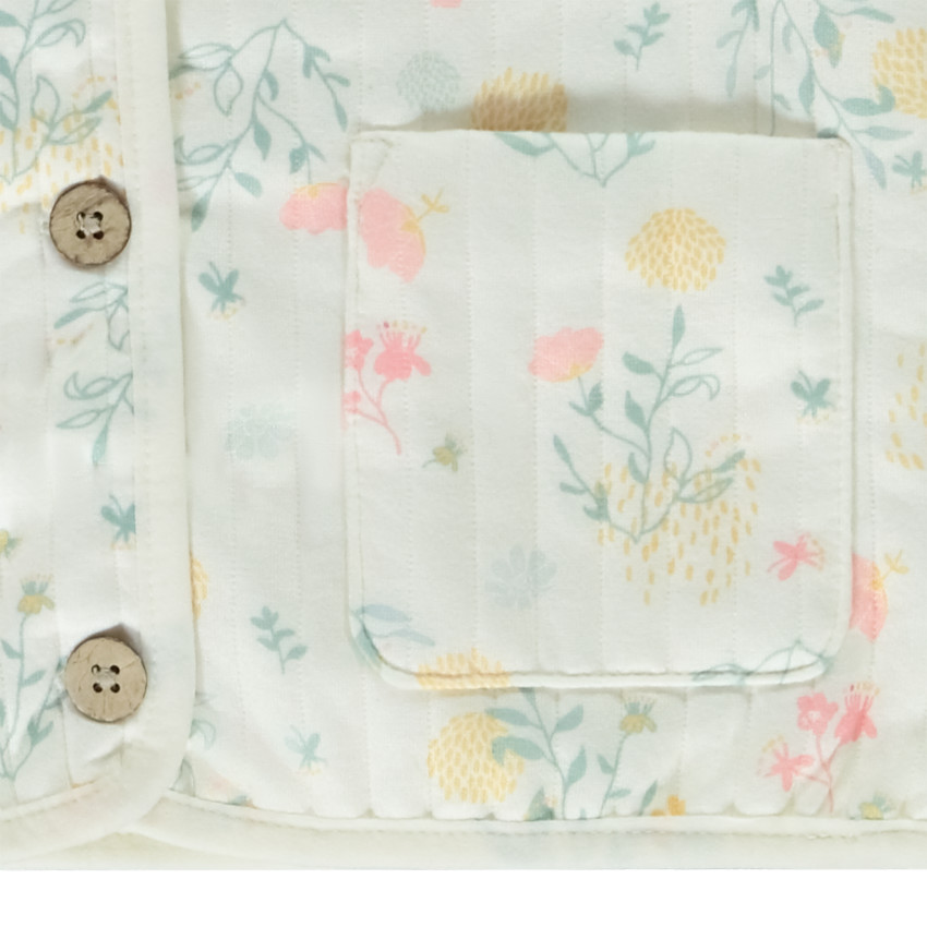 Veste acolchada estampado floral para niña  Additional Veste acolchada estampado floral para niña
