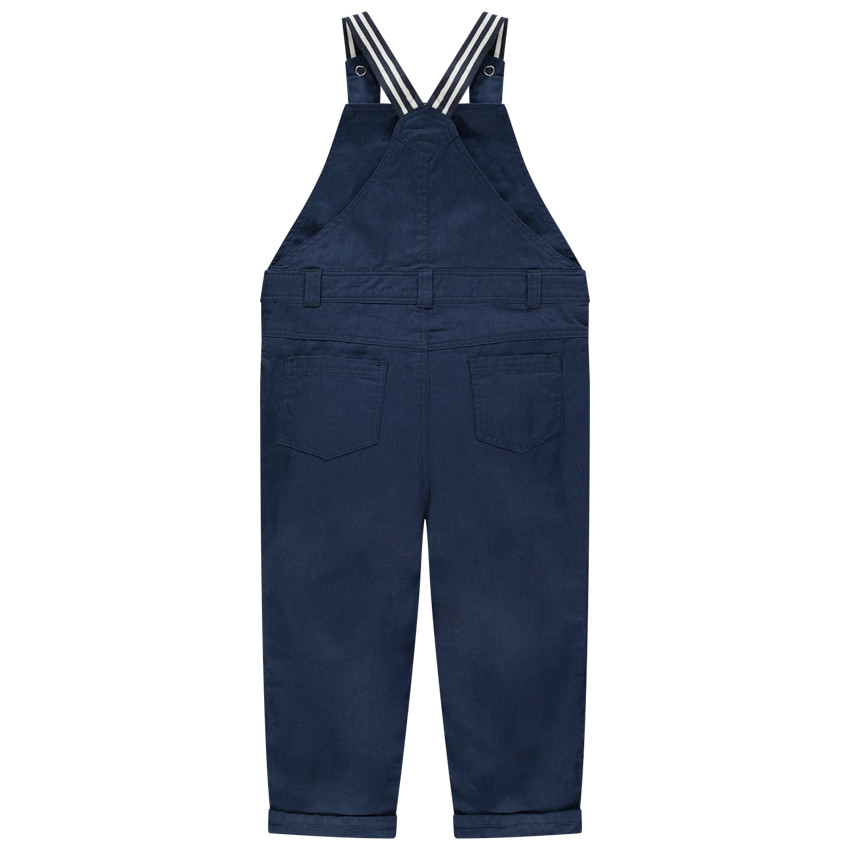 Salopette longue en coton et lin à motifs brodés  Additional Salopette longue en coton et lin à motifs brodés