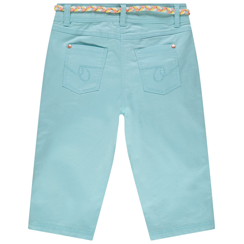 pirata liso en twill y cintura trensado 