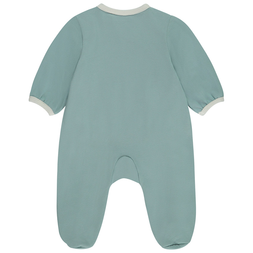 Pelele de punto con parche de hipopótamo para bebé niño 