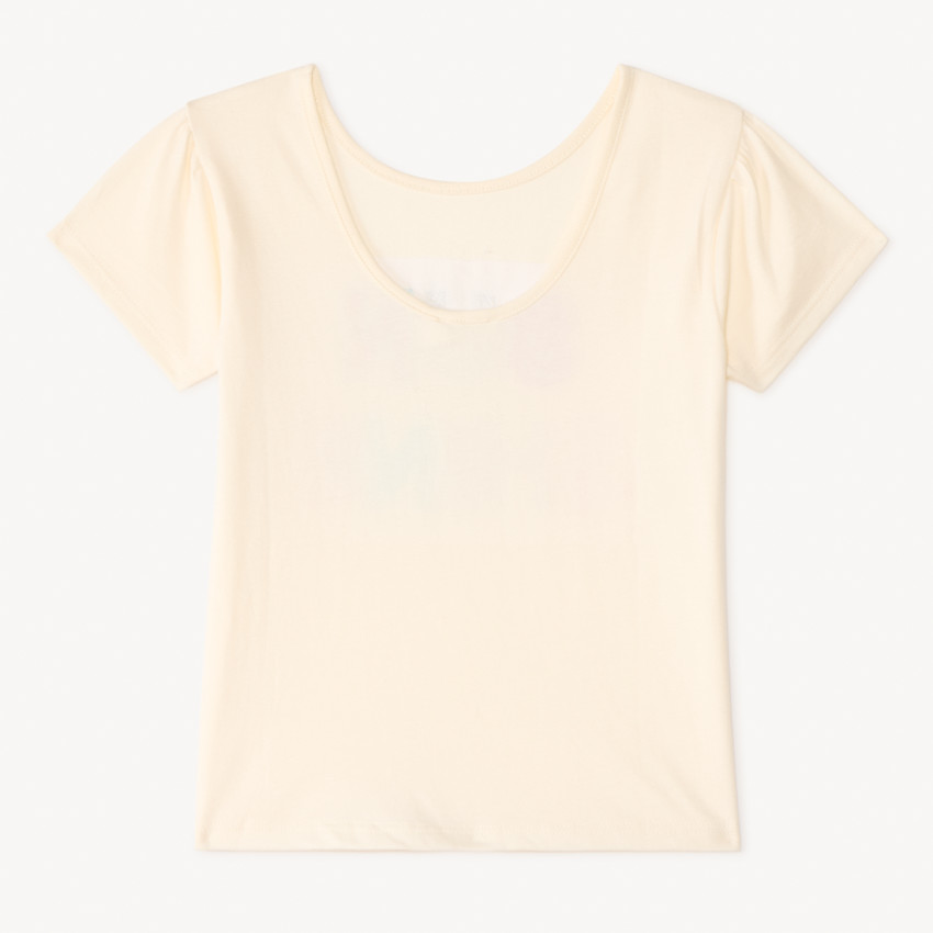 T-shirt manches courtes à sequins pour fille 