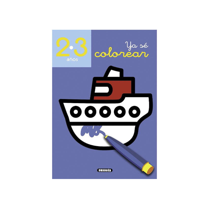 Ya sé colorear 2-3 años 