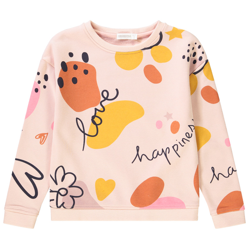 Sweat en molleton fantaisie pour fille Main Sweat en molleton fantaisie pour fille