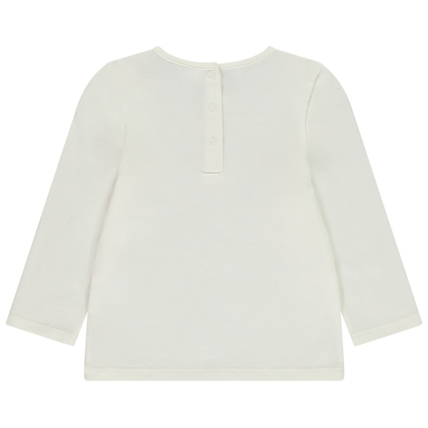 Camiseta de manga larga con estampado fantasía para bebé niña 