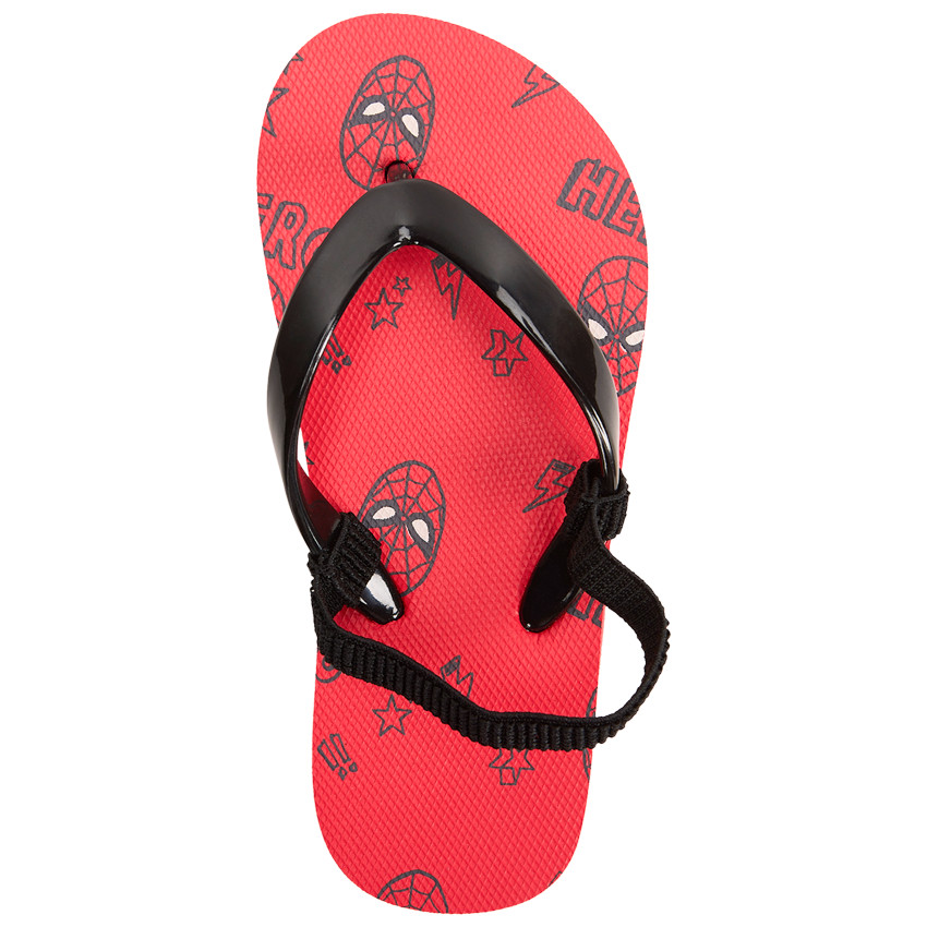 Tongs impresas de Spider-Man Marvel para niño con tira según la talla  Additional Tongs impresas de Spider-Man Marvel para niño con tira según la talla