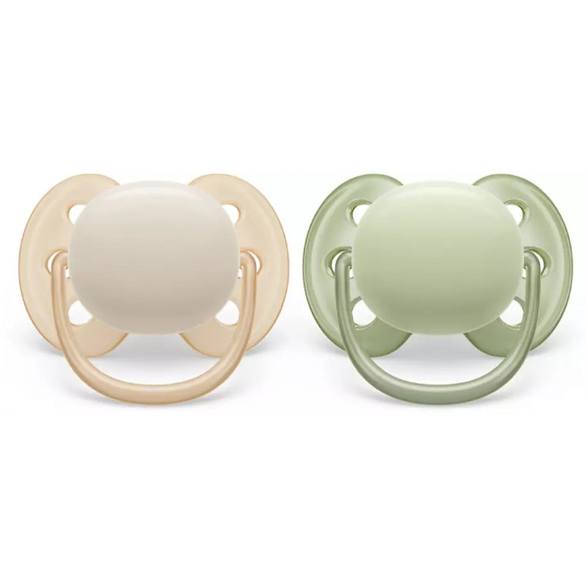 Chupete de silicona ultrasuave 0-6 meses 