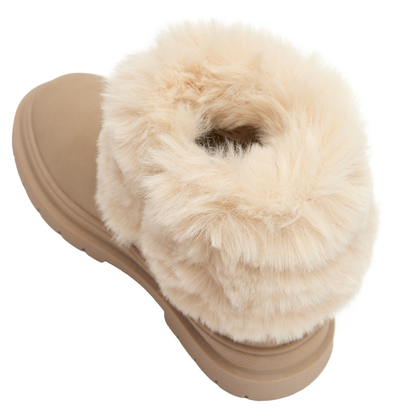 Bottines zippées et fourrées pour fille 