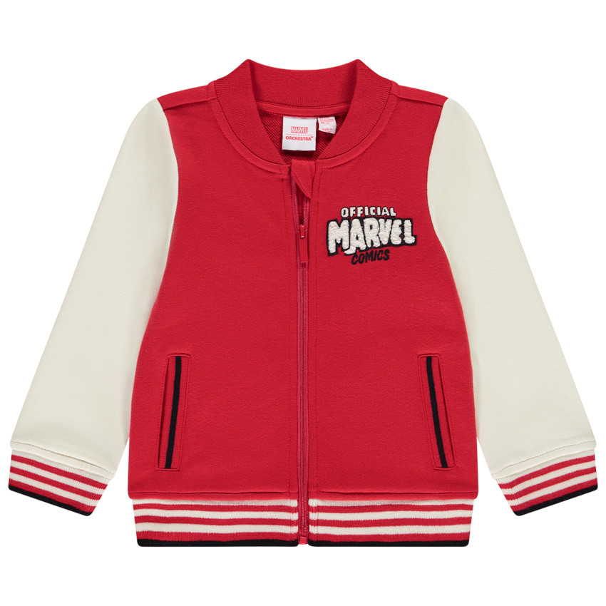 Chaqueta teddy de felpa de Spider-Man Marvel para bebé niño 