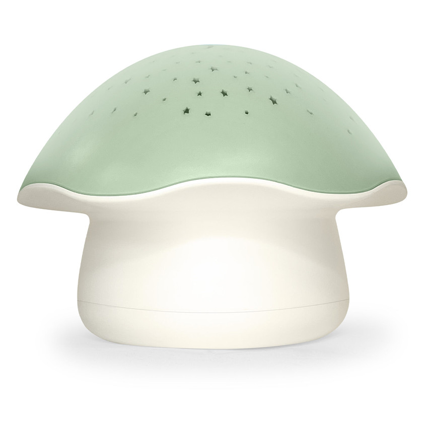 Veilleuse projecteur d'étoiles et musical Vert Champignon Vert 