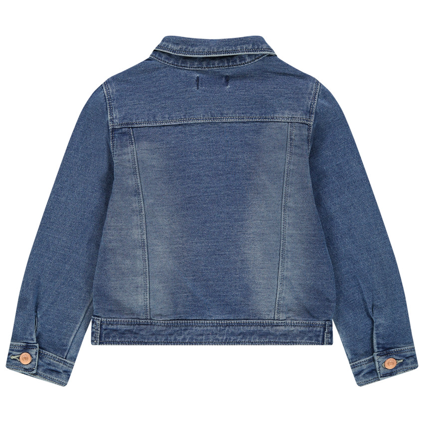 Chaqueta de felpa efecto desgastado con bolsillos  Additional Chaqueta de felpa efecto desgastado con bolsillos