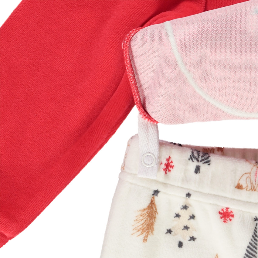 Pyjama de noël 2 pièces en velours pour bébé  Additional Pyjama de noël 2 pièces en velours pour bébé