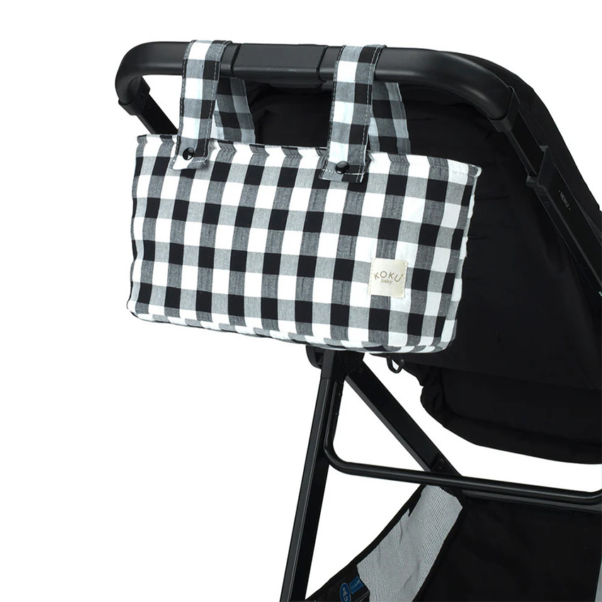 Bolso carrito Mini Vichy - Negro 