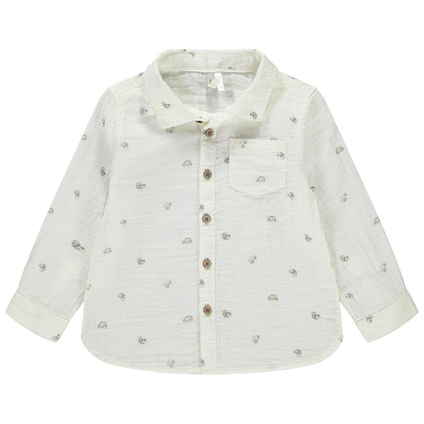 Camisa de manga larga con estampado de coches para bebé niño  Additional Camisa de manga larga con estampado de coches para bebé niño