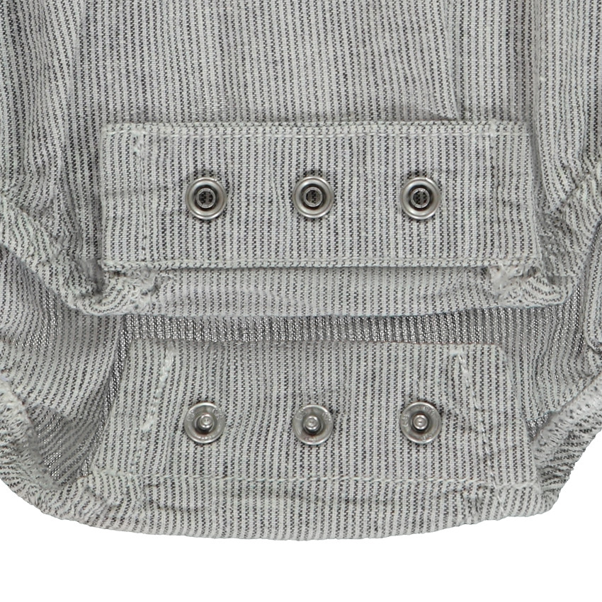 Conjunto 2 piezas con pelele a rayas para bebé niño 