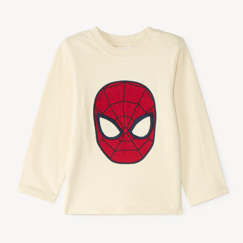 Camiseta de bebé niño de manga larga con estampado de Spider-Man Marvel 