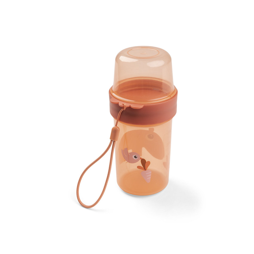 Caja alimentos doble l ozzo papaya 