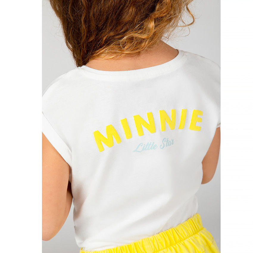 T-shirt manches courtes print Minnie (Disney) pour fille 