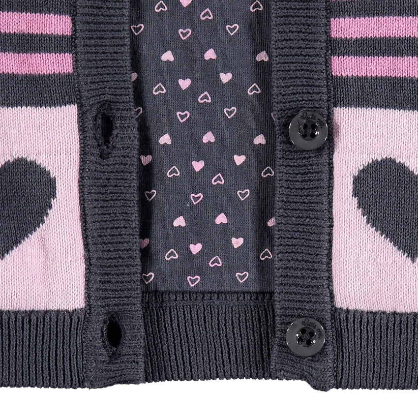 Chaqueta de punto con motivos de fantasía. 