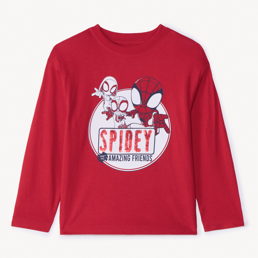 Camiseta de manga larga con lentejuelas mágicas de Spidey Marvel para niño 