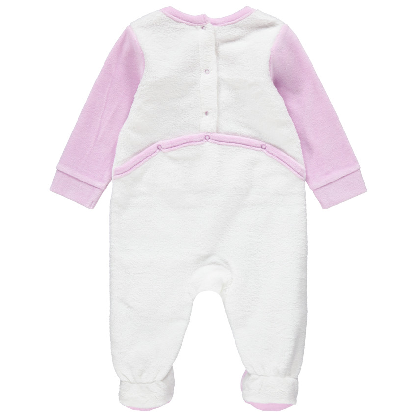 Pijama de terciopelo con forro de borreguito 