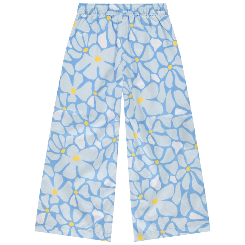 Pantalón acampanado con estampado de flores para niña  Additional Pantalón acampanado con estampado de flores para niña