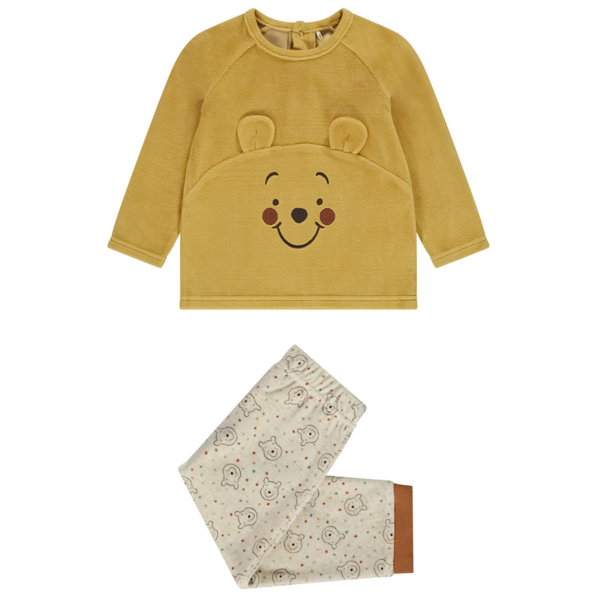 Pelele de terciopelo estampado de Winnie the Pooh Disney para bebé niño  Additional Pelele de terciopelo estampado de Winnie the Pooh Disney para bebé niño