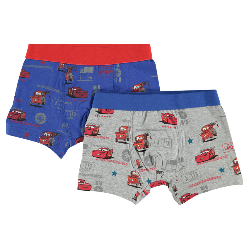 Lote de 2 boxers Disney con estampado Cars 