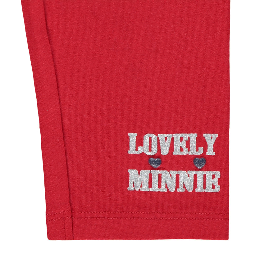 Ensemble avec t-shirt rayé et legging print Minnie Disney 