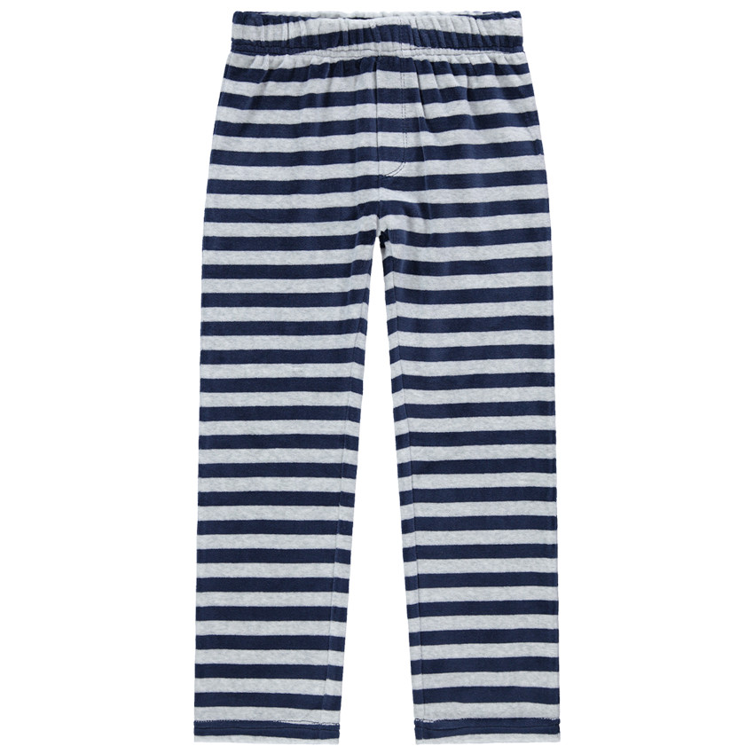 Pijama de terciopelo con mensaje estampado 