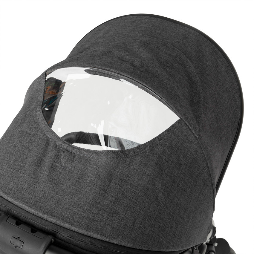 Poussette duo Théa 2 en 1 gris chiné/noir 