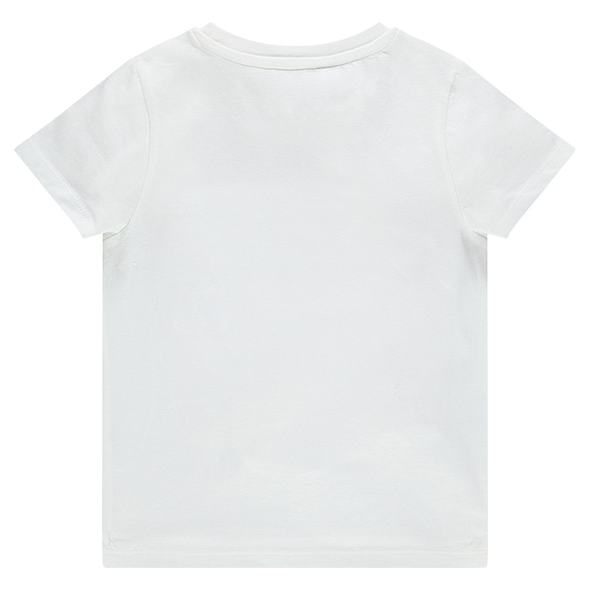 Camiseta de manga corta con inscripciones estampadas 