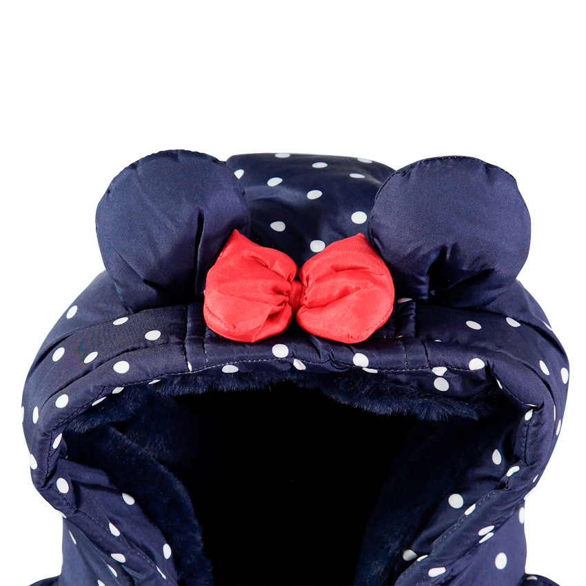 Chaleco anorak con lunares y forro de borreguillo Disney Minnie 